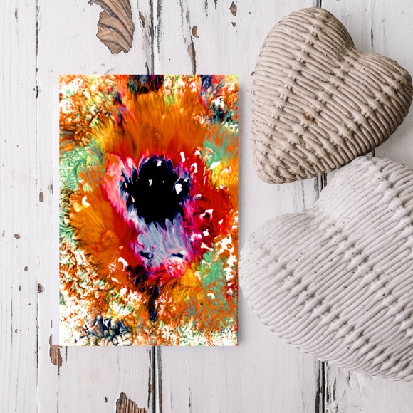 Original ACEO - Miniature Floral Painting - Blooming Magic 148 - Picture 6 of 6